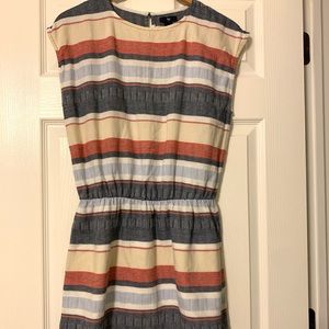 Gap striped knee length maxi dress (S)